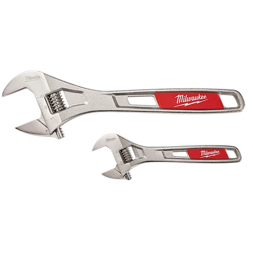 Milwaukee 48-22-7400 2 Pc. 6" & 10" Adjustable Wrench Set