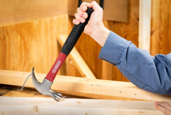 Stanley 16 Oz. Smooth-Face Curved Claw Hammer with Hickory Handle