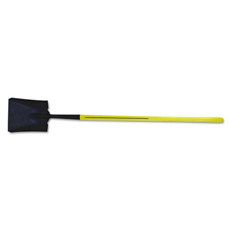 Nupla 72071 Square Point Fiberglass Handle Steel Shovel, 9-7/8 inch x 11-1/2 inch