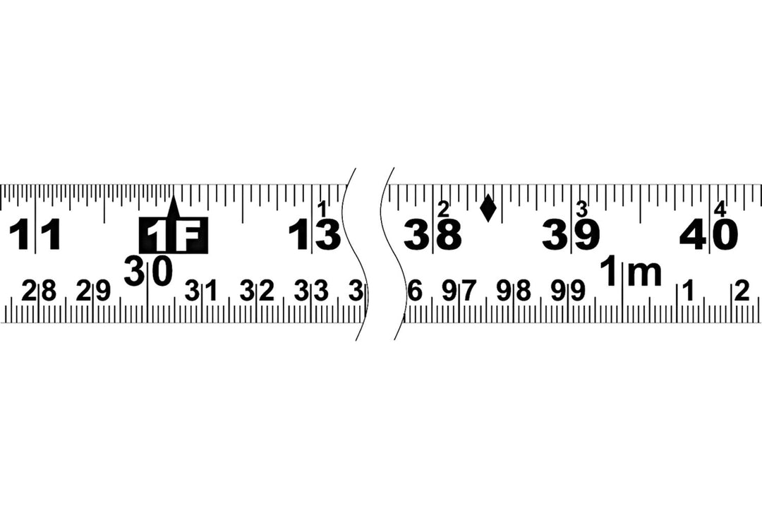 Lufkin 1/16 Inch Graduation, 6 Ft Measurement, Steel Diameter Tape