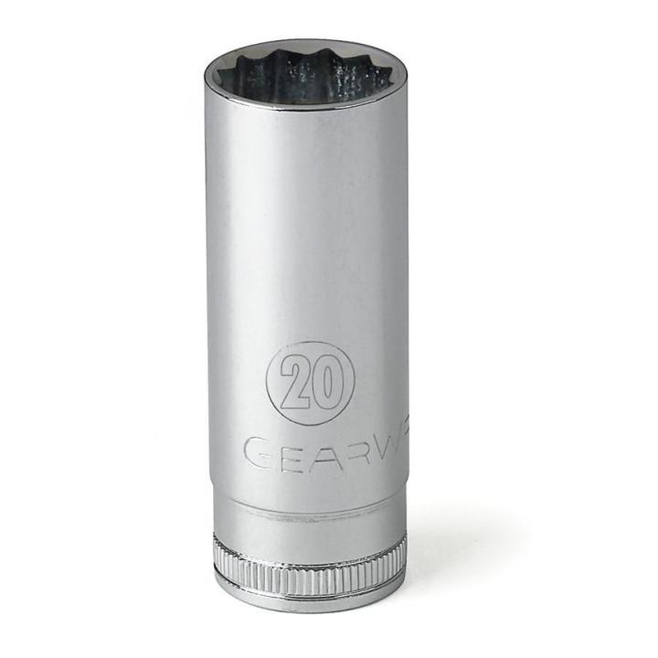 GEARWRENCH 80798 Deep Length Socket, 1/2 In Square Drive, 1-1/4 In Socket, 12 Points